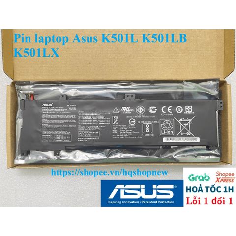 Pin Laptop Chính Hãng Asus K501L K501LB K501LX Đen 48w - Bảo Hành Đổi Mới 100% - Phụ Kiện Laptop Chất Lượng Cao
