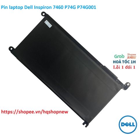 Pin Laptop Chính Hãng Dell Inspiron 7460 - Số Model P74G, P74G001, 42W, Đen - Phụ Kiện Laptop Mới 100%