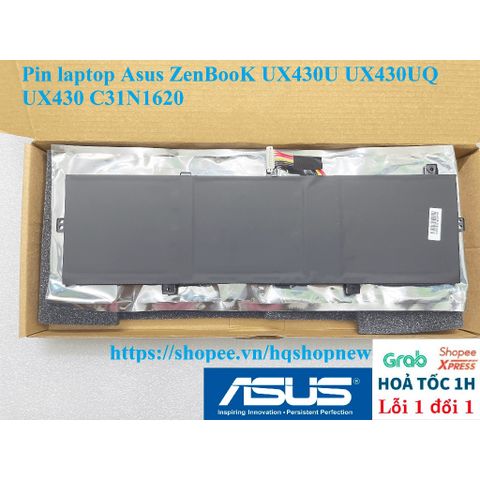 Pin Laptop Asus ZenBook UX430U UX430UQ C31N1620 - Phụ Kiện Chính Hãng 50w, Bảo Hành Đổi Mới 100%