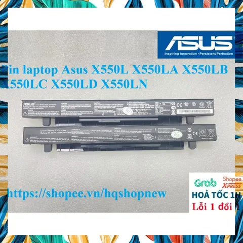 [Pin zin] Pin laptop Asus X550L X550LA X550LB X550LC X550LD X550LN PHỤ KIỆN LAPTOP