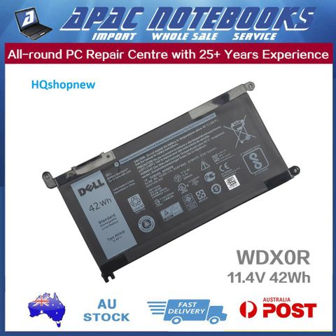 Pin Laptop Dell Inspiron WDX0R 42W Chính Hãng cho Model 5468, 7570, 7560, 5578, 7368 - Sạc Duy Trì Hiệu Suất Cao