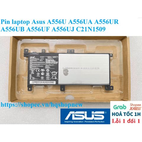 Pin Laptop Asus A556U A556UA A556UR A556UB A556UF A556UJ C21N1509 - Pin Chính Hãng, Mới 100%, Bảo Hành Đổi Mới 100%