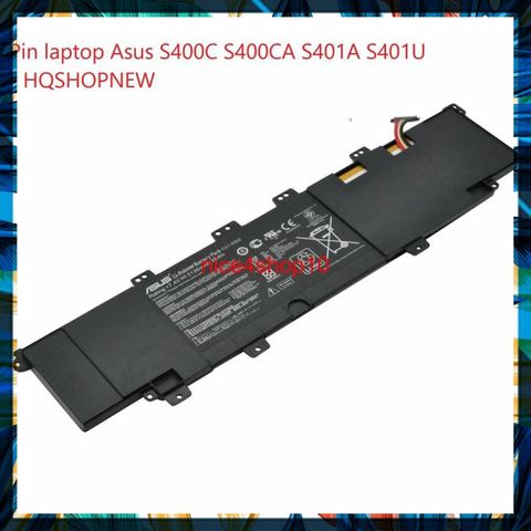 Pin Laptop Asus S400C S400CA S401A S401U Chính Hãng 100% - Phụ Kiện Laptop Đen, Bảo Hành Nhanh Chóng