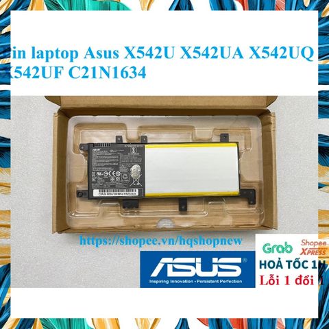 Pin Laptop Chính Hãng Asus X542U X542UA X542UQ X542UF C21N1634 - Bảo Hành 100% - Phụ Kiện Laptop Chất Lượng Cao