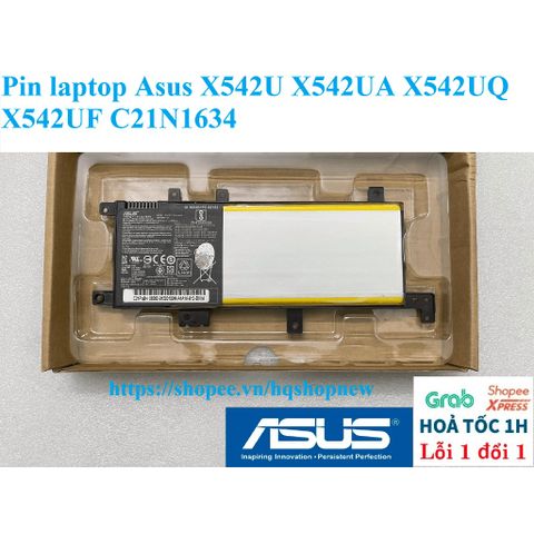 Pin Laptop Chính Hãng Asus X542U X542UA X542UQ X542UF C21N1634 - Bảo Hành 100% - Phụ Kiện Laptop Chất Lượng Cao