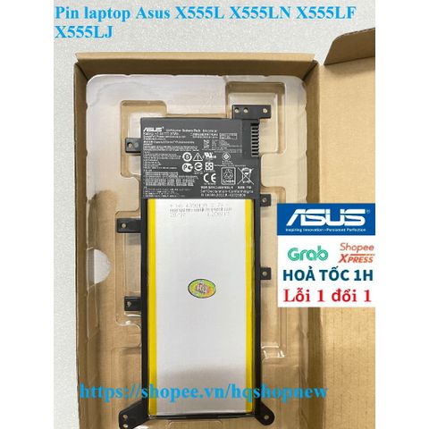 Pin Laptop Chính Hãng Asus X555L X555LN X555LF X555LJ C21N1347 - Pin Mới 100% Bảo Hành Đổi Mới 100%