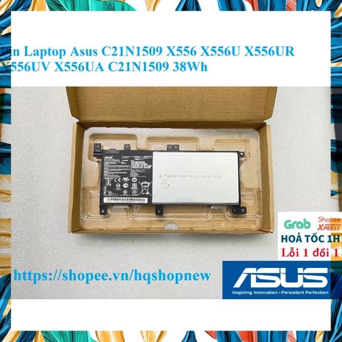 Pin Laptop Asus C21N1509 38Wh cho X556 X556U X556UR X556UV X556UA - Phụ Kiện Chính Hãng, Bảo Hành Đổi Mới 100%