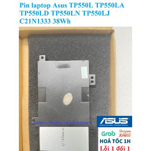 Pin Laptop Chính Hãng Asus TP550L TP550LA TP550LD TP550LN TP550LJ C21N1333 38Wh - Bảo Hành Đổi Mới 100%
