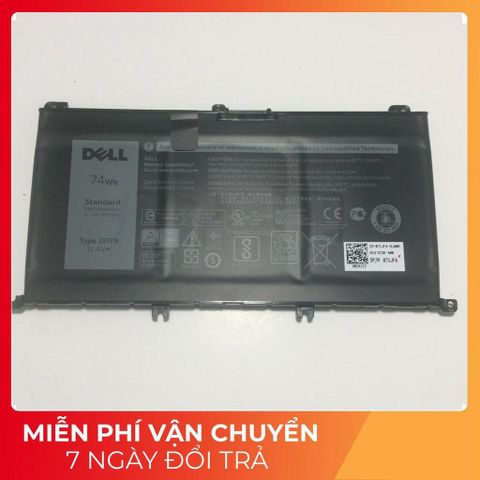 Pin laptop Dell Inspiron 15 5576/5577/7557/7566/7759 - Pin zin 74w màu đen cho hiệu suất tối ưu, chính hãng thiết kế bởi Dell