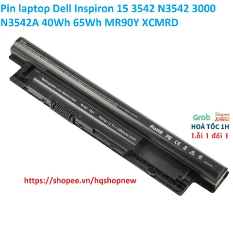 [Pin zin] Pin laptop Dell Inspiron 15 3542 N3542 3000 N3542A 40Wh 65Wh MR90Y XCMRD PHỤ KIỆN LAPTOP