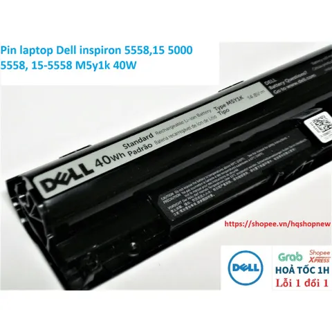 [Pin zin] Pin laptop Dell inspiron 5558,15 5000 5558, 15-5558 M5Y1K 40W PHỤ KIỆN LAPTOP