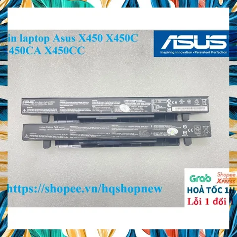 [Pin zin] Pin laptop Asus X450 X450C X450CA X450CC PHỤ KIỆN LAPTOP