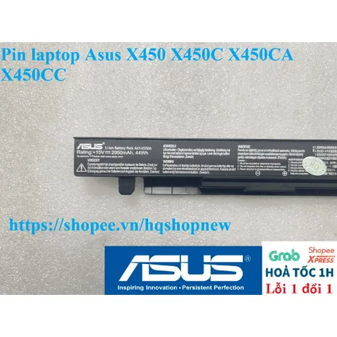 [Pin zin] Pin laptop Asus X450 X450C X450CA X450CC PHỤ KIỆN LAPTOP