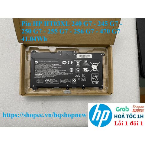 Pin Laptop HP HT03XL 41.04Wh cho 240 G7, 245 G7, 250 G7, 255 G7, 256 G7, 470 G7 - Phụ kiện chính hãng bảo hành 100%