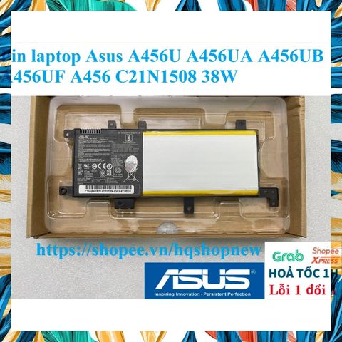 Pin Laptop Asus A456U A456UA A456UB A456UF C21N1508 38W - Phụ Kiện Chính Hãng Chất Lượng Cao, Bảo Hành Đổi Mới 100%