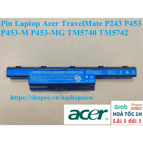 [ Pin zin ] Pin Laptop Acer TravelMate P243 P453 P453-M P453-MG TM5740 TM5742 PHỤ KIỆN LAPTOP