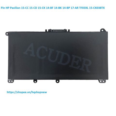 Pin Laptop HP Pavilion TF03XL 15-CC 15-CD 15-CK 14-BF 14-BK 14-BP 17-AR - Chính Hãng Mới 100% - Bảo Hành Đổi Mới 100%