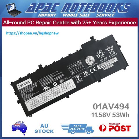 Pin Laptop Lenovo ThinkPad X1 Carbon Gen 5 2017/Gen 6 2018 - Dung Lượng 57Wh, Bảo Hành 5 Tháng, Chất Lượng Cao, Sản Phẩm Mới 100%