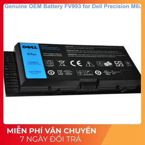 [Pin zin 97W] Pin laptop Dell Precision M6800 M6700 M6600 FV993 97W PHỤ KIỆN LAPTOP