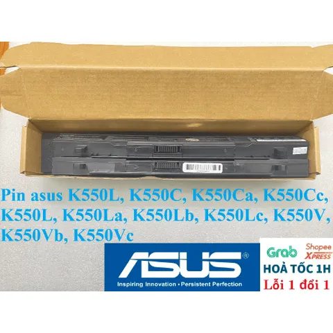 [Pin zin] Pin asus K550L, K550C, K550Ca, K550Cc, K550L, K550La, K550Lb, K550Lc, K550V, K550Vb, K550Vc PHỤ KIỆN LAPTOP