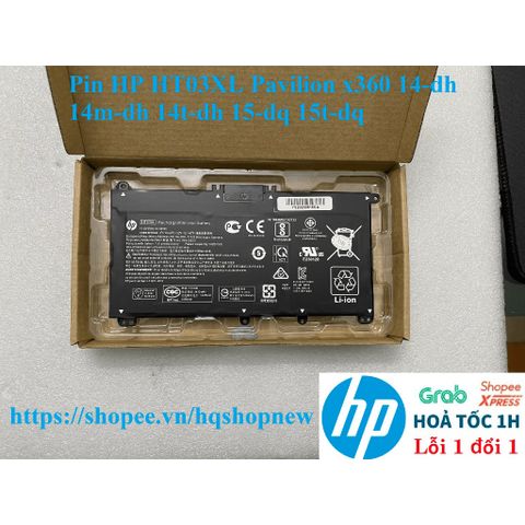 Pin Laptop HP HT03XL Chính Hãng cho Pavilion x360 14-dh 14m-dh 14t-dh 15-dq 15t-dq - Pin Mới 100% - Bảo Hành Nhanh Chóng