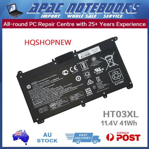 Pin Laptop HP HT03XL Chính Hãng - Dung Lượng 41.04Wh Cho Dòng 15-da, 15-db, 15-dw, 15q-ds, 15s-du, 15s-fq