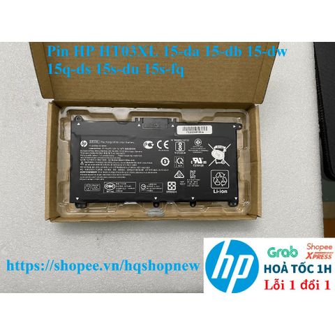 Pin Laptop HP HT03XL Chính Hãng - Dung Lượng 41.04Wh Cho Dòng 15-da, 15-db, 15-dw, 15q-ds, 15s-du, 15s-fq