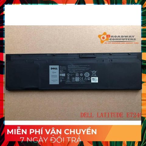 Pin Laptop Dell Latitude E7240 E7250 52W - Phụ Kiện Chất Lượng Cao, Bảo Hành Nhanh Chóng, Thiết Kế Chính Hãng