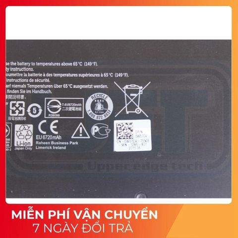 Pin Laptop Dell Latitude E7240 E7250 52W - Phụ Kiện Chất Lượng Cao, Bảo Hành Nhanh Chóng, Thiết Kế Chính Hãng
