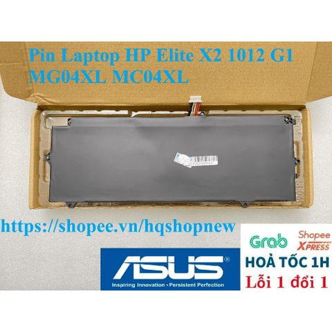 Pin Laptop HP Elite X2 1012 G1 MG04XL MC04XL - Pin Chính Hãng Đen 40Wh, Bảo Hành Đổi Mới 100%