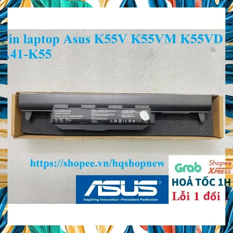 Pin laptop Asus K55V K55VM K55VD A41-K55 PHỤ KIỆN LAPTOP