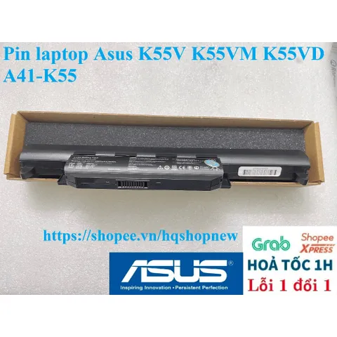 Pin laptop Asus K55V K55VM K55VD A41-K55 PHỤ KIỆN LAPTOP