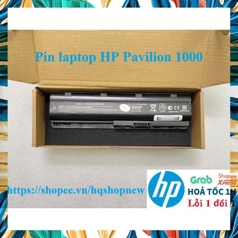 Pin Laptop HP Pavilion 1000 - Pin 6 Cell Chính Hãng Đen, Bảo Hành Đổi Mới, Phụ Kiện Laptop Chất Lượng Cao