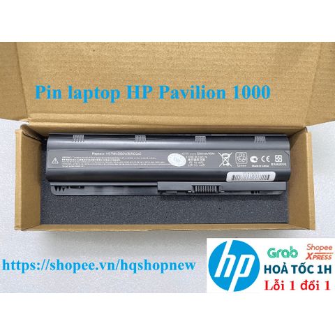 Pin Laptop HP Pavilion 1000 - Pin 6 Cell Chính Hãng Đen, Bảo Hành Đổi Mới, Phụ Kiện Laptop Chất Lượng Cao