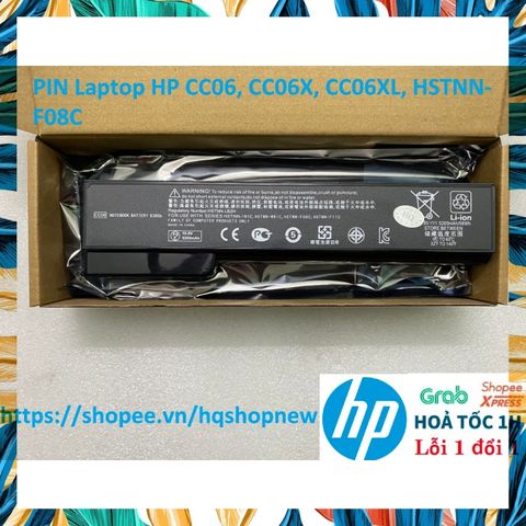 Pin Laptop HP CC06/CC06X/CC06XL HSTNN-F08C - 6 Cell, Chính Hãng, Bảo Hành 100%, Phụ Kiện Chất Lượng Cao cho Laptop