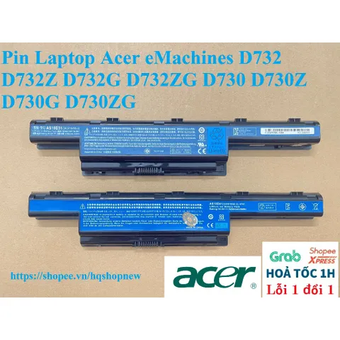 Pin Laptop Acer eMachines D732 D732Z D732G D732ZG D730 D730Z D730G D730ZG PHỤ KIỆN LAPTOP