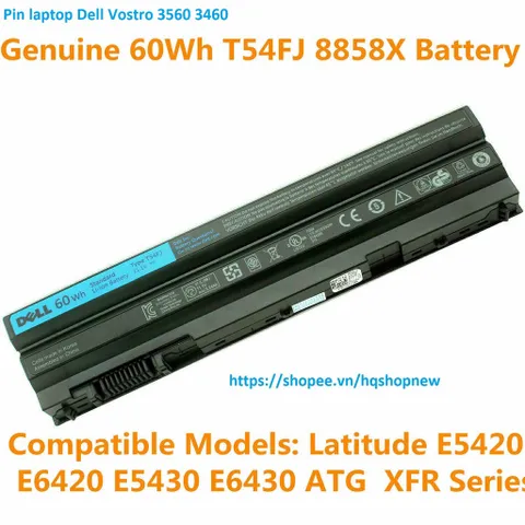 Pin laptop Dell Vostro 3560 3460 PHỤ KIỆN LAPTOP