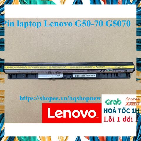 Pin Laptop Lenovo G50-70 G5070 - 4 Cell Đen, Sản Phẩm Chính Hãng, Bảo Hành Nhanh Chóng, Phụ Kiện Laptop Chất Lượng Cao