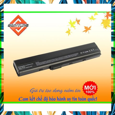 Pin Laptop Asus A31-K52 A32-K52 A41-K52 A42-K52 K52 A52 A52F - Pin Li-on 6 Cell, Bảo Hành 9 Tháng, Thời Gian Sử Dụng 1.5-2 Giờ