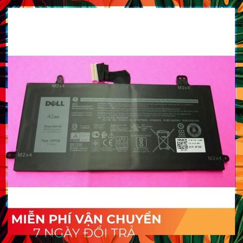Pin Laptop Dell J0PGR - 7.6V 5250mAh - Pin Sạc Chính Hãng cho Latitude 12 5285/5290 - 1 Năm Bảo Hành