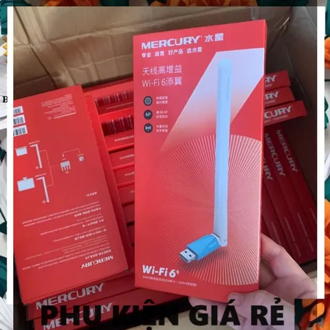 USB Thu Wifi 6 Mercury UX3H - Kết Nối Internet Nhanh Chóng cho PC và Laptop - Thiết Bị Phụ Kiện Số Gọn Nhẹ, Dễ Dàng Sử Dụng