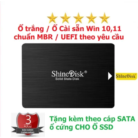 🔝 PC LAPTOP Ổ Cứng SSD Shinedisk M667 120G/ 240G/ 480G - Fullbox - BH 36 Tháng