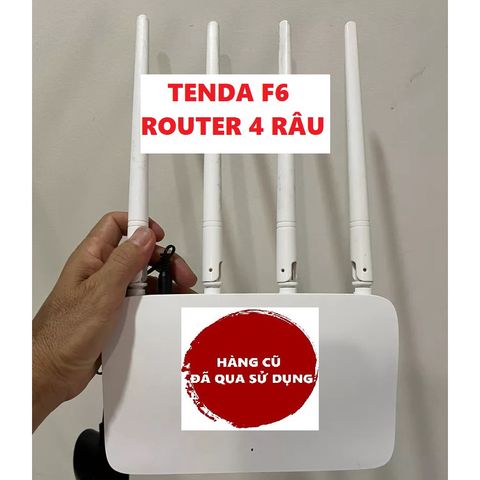 Bộ Phát Wifi TENDA F6 Mới Sử Dụng - Router 4 Râu 300Mbps Tốc Độ Cao, Hỗ Trợ Cài Đặt Dễ Dàng và Bảo Hành Dài Hạn