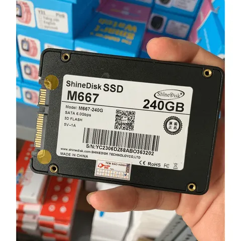 🔝 [CÀI SẴN WIN 10] Ổ Cứng Shinedisk M667 120G/ 240G/ 480G - Fullbox - BH 36 Tháng