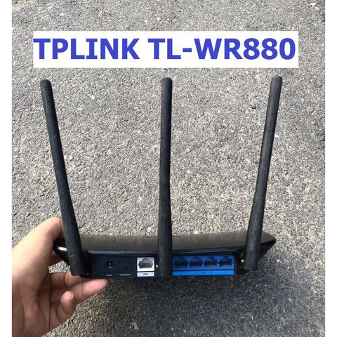 Bộ phát Wifi TP-Link TL-WR880 3 Râu Xuyên Tường 450Mbps - Hàng Cũ Chất Lượng Tốt, Dễ Dàng Cài Đặt, Tín Hiệu Mạnh Mẽ