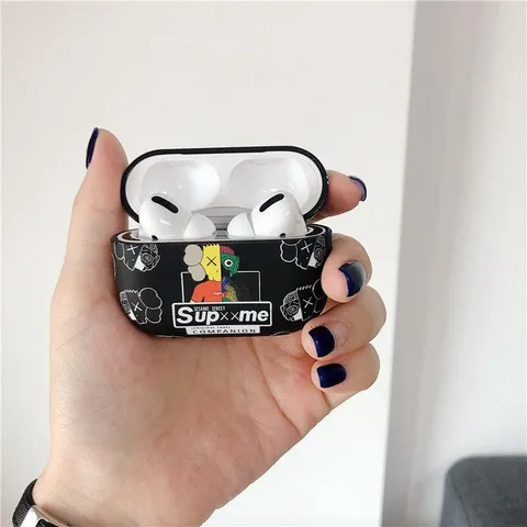 🔝 [ ᴄᴀꜱᴇ ᴀɪʀᴘᴏᴅ ] Case Airpod Vỏ Bọc Airpods ( KawsxSup ) Cho Hộp Sạc Tai Nghe AirPods PRO Bằng Chất Liệu Nhựa Dẻo TPU