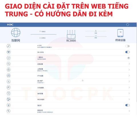 Bộ Phát WiFi 6 H3C Magic RC3000 - Router AX3000 Mbps, Hỗ Trợ MESH & Roaming, Phủ Sóng Tối Ưu Cho Diện Tích 120m² - Hàng Cũ Chất Lượng Cao