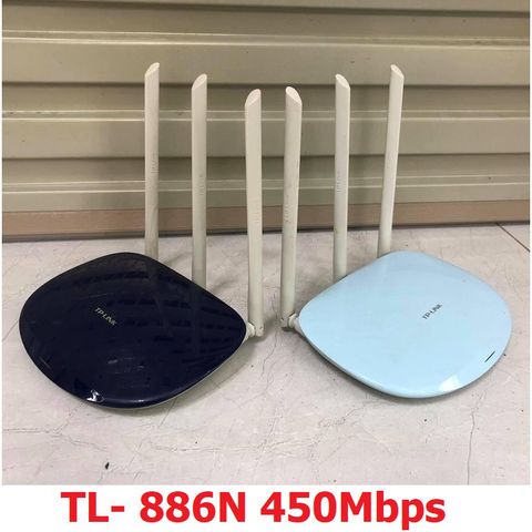 Bộ Phát Wifi TPLINK TL-886N Cũ - Xuyên Tường 3 Râu, Tốc Độ 450Mbps, Thiết Kế Dễ Dàng Cài Đặt, Hàng Đẹp Như Mới