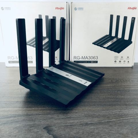 Bộ Phát Wifi6 Ruijie RG-MA3063/RG-MA3062 - Router MESH AX3000 Mbps 2 Băng Tần, Tốc Độ Cao, Hỗ Trợ Nhiều Thiết Bị, Hàng Cũ Chất Lượng Tốt