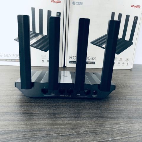 Bộ Phát Wifi 6 Ruijie RG-MA3063/RG-MA3062 - Router Wi-Fi Tốc Độ 3000Mbps Hỗ Trợ MESH - Thiết Kế Hiện Đại, Bảo Hành 3 Tháng
